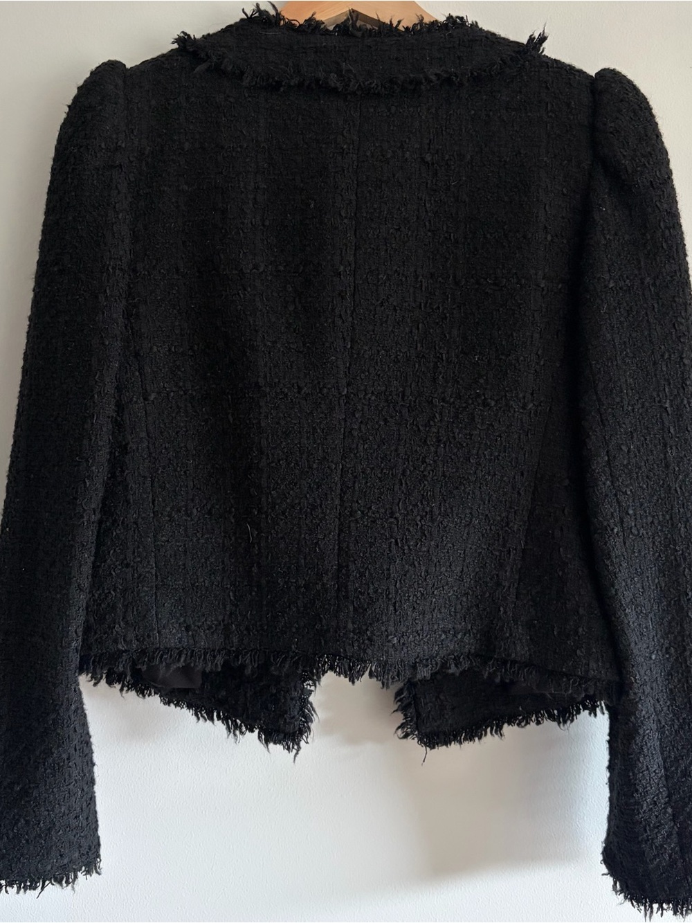 Express Black Tweed Skirt Set with blazer size small - Picture 6 of 8